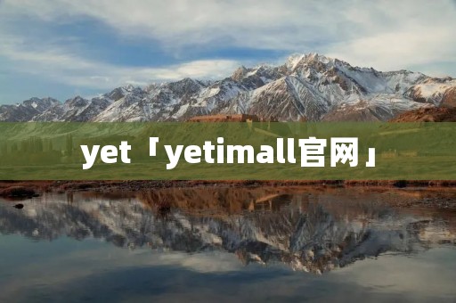 yet「yetimall官网」