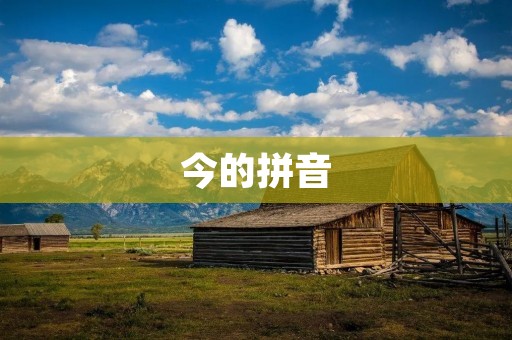 今的拼音:准确无误的汉字表达 今的拼音:准确无误的汉字表达