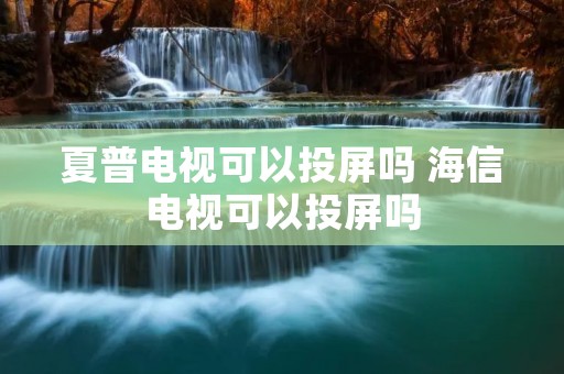 夏普电视可以投屏吗 海信电视可以投屏吗