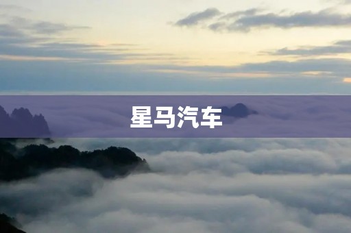 星马汽车:助力高效出行的先锋品牌 星马汽车:助力高效出行的先锋品牌