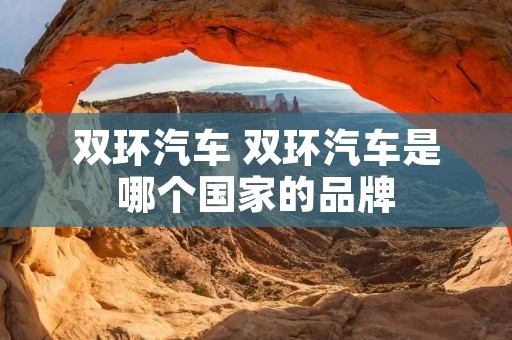 双环汽车 双环汽车是哪个国家的品牌