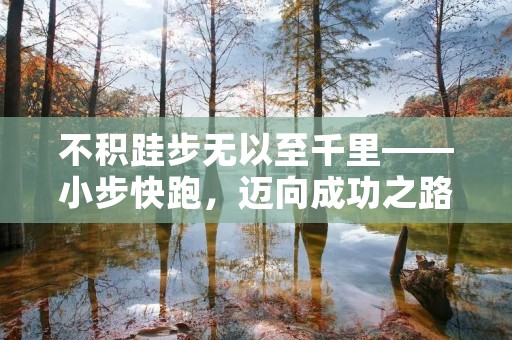 不积跬步无以至千里——小步快跑，迈向成功之路