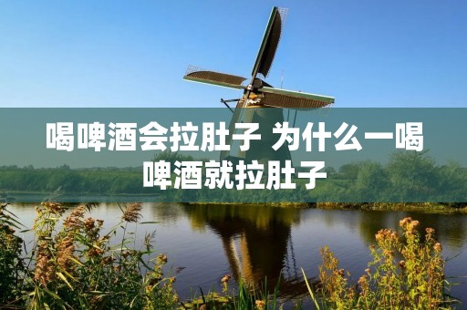 喝啤酒会拉肚子 为什么一喝啤酒就拉肚子