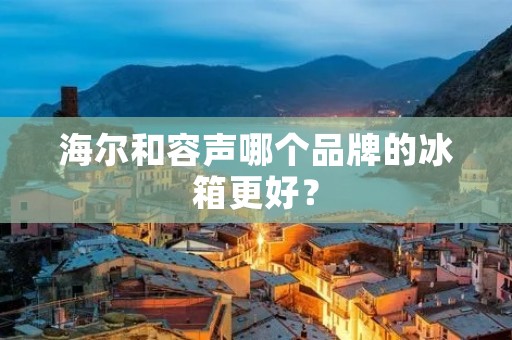 海尔和容声哪个品牌的冰箱更好？
