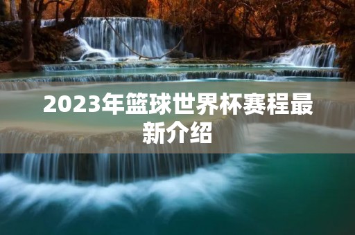2023年篮球世界杯赛程最新介绍