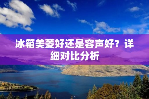 冰箱美菱好还是容声好？详细对比分析