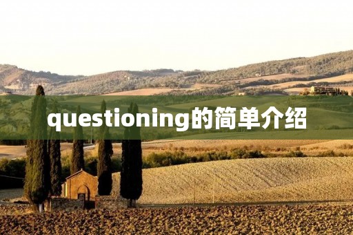 questioning的简单介绍