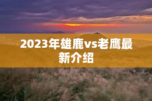 2023年雄鹿vs老鹰最新介绍