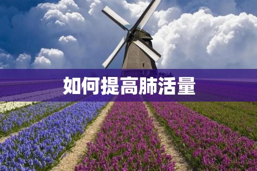 如何提高肺活量:科学有效的训练方法 如何提高肺活量:科学有效的训练方法