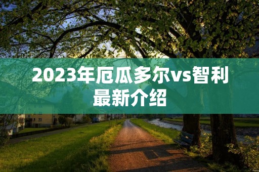 2023年厄瓜多尔vs智利最新介绍