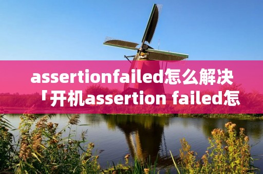 assertionfailed怎么解决「开机assertion failed怎么解决」