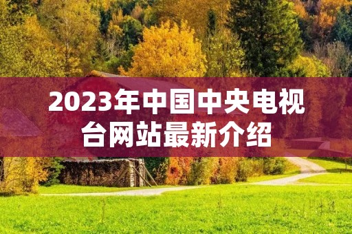 2023年中国中央电视台网站最新介绍