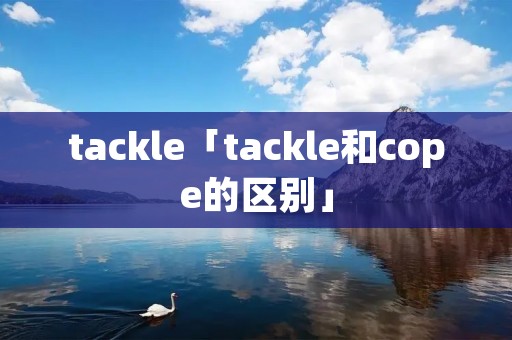tackle「tackle和cope的区别」 tackle「tackle和cope的区别」