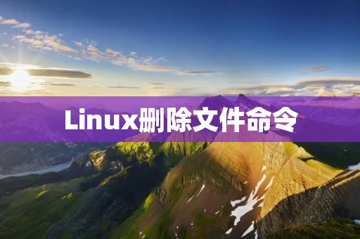 Linux删除文件命令：详解rm、unlink和rmdir