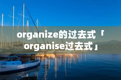 organize的过去式「organise过去式」