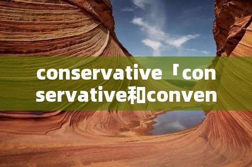 conservative「conservative和conventional」