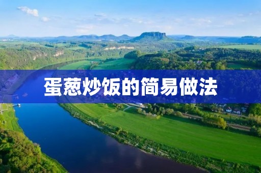 蛋葱炒饭的简易做法 蛋葱炒饭的简易做法