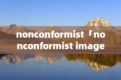nonconformist「nonconformist image翻译」