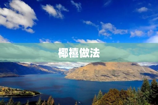 椰禧做法：做出美味可口的椰子布丁