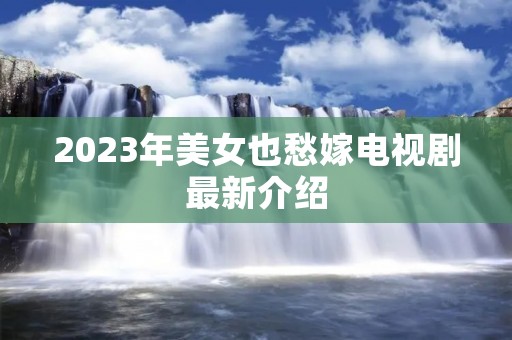 2023年美女也愁嫁电视剧最新介绍