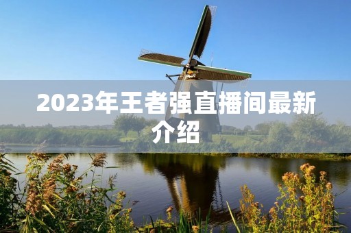 2023年王者强直播间最新介绍