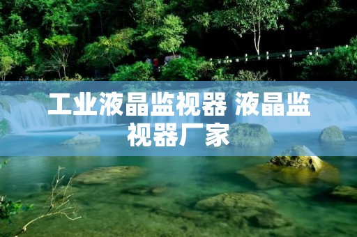 工业液晶监视器 液晶监视器厂家 工业液晶监视器 液晶监视器厂家