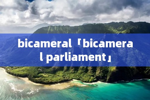 bicameral「bicameral parliament」