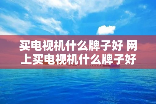 买电视机什么牌子好 网上买电视机什么牌子好 买电视机什么牌子好 网上买电视机什么牌子好