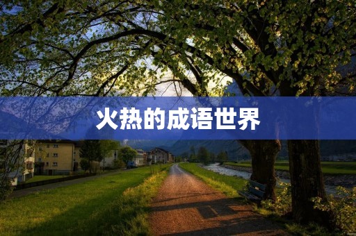 火热的成语世界
