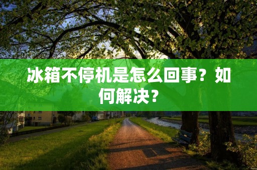 冰箱不停机是怎么回事?如何解决? 冰箱不停机是怎么回事?如何解决?