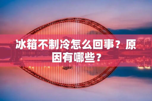 冰箱不制冷怎么回事?原因有哪些? 冰箱不制冷怎么回事?原因有哪些?