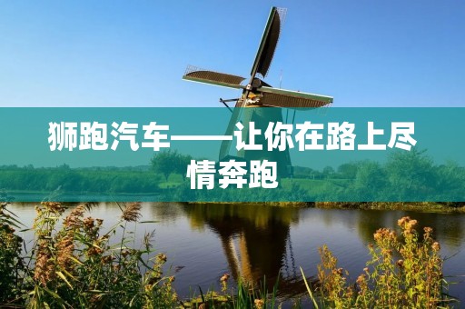 狮跑汽车——让你在路上尽情奔跑 狮跑汽车——让你在路上尽情奔跑