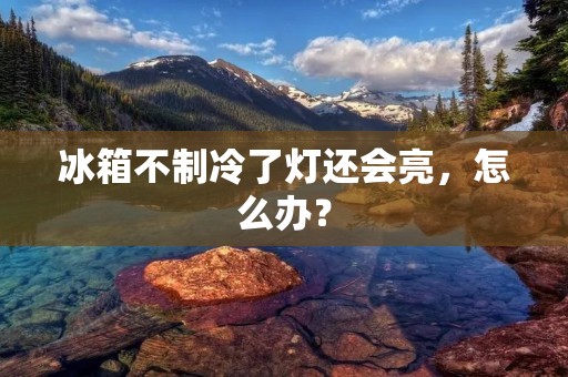 冰箱不制冷了灯还会亮,怎么办? 冰箱不制冷了灯还会亮,怎么办?