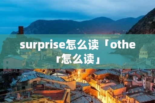 surprise怎么读「other怎么读」