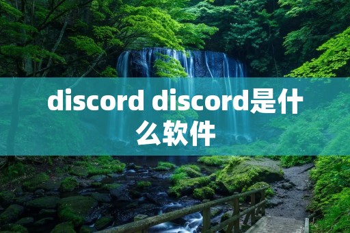 discord discord是什么软件