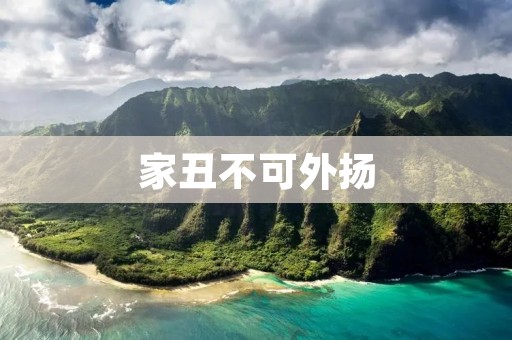 家丑不可外扬:我和父母的矛盾 家丑不可外扬:我和父母的矛盾