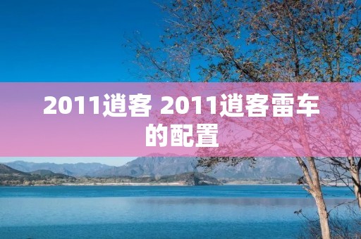 2011逍客 2011逍客雷车的配置