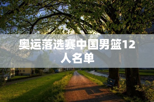 奥运落选赛中国男篮12人名单：实力派阵容备战世界杯