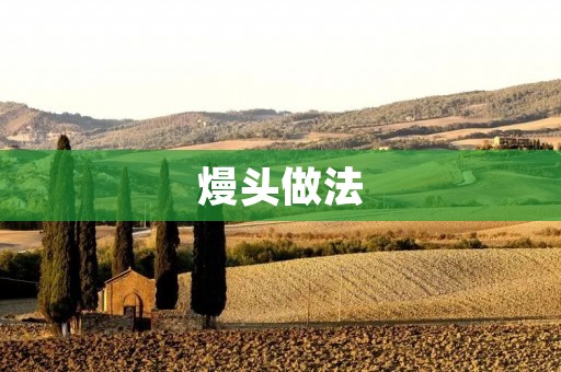 熳头做法：传统美食的珍贵味道