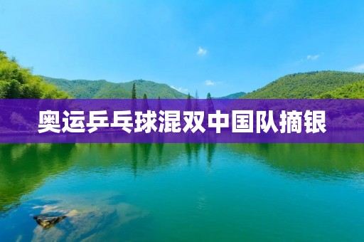 奥运乒乓球混双中国队摘银 奥运乒乓球混双中国队摘银