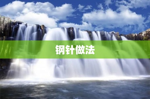 钢针做法:让废弃物变废为宝的独特技巧 钢针做法:让废弃物变废为宝的独特技巧