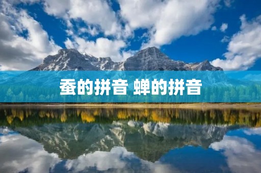 蚕的拼音 蝉的拼音