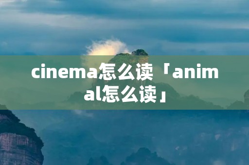 cinema怎么读「animal怎么读」