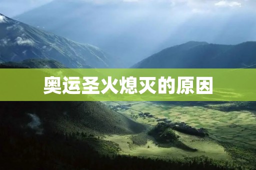奥运圣火熄灭的原因:火炬传递过程中的意外事件 奥运圣火熄灭的原因:火炬传递过程中的意外事件