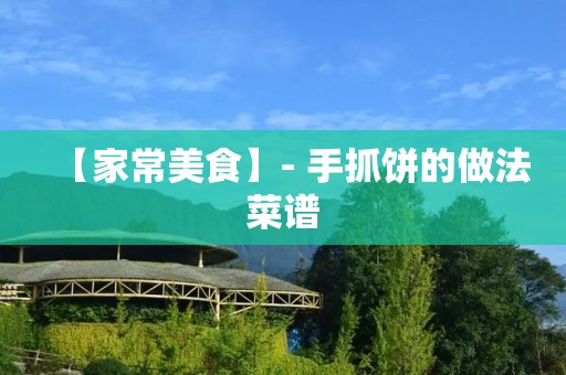 【家常美食】- 手抓饼的做法菜谱