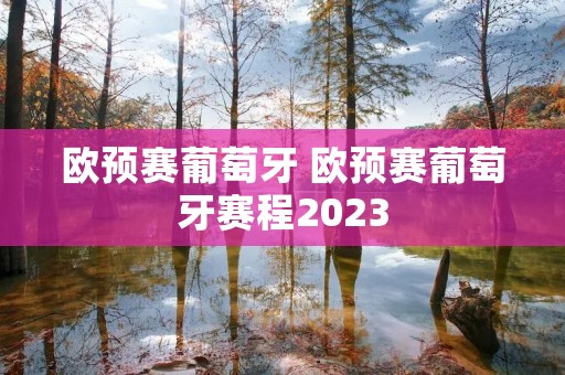欧预赛葡萄牙 欧预赛葡萄牙赛程2023