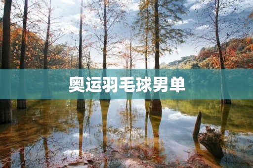 奥运羽毛球男单:中国选手的强势表现 奥运羽毛球男单:中国选手的强势表现