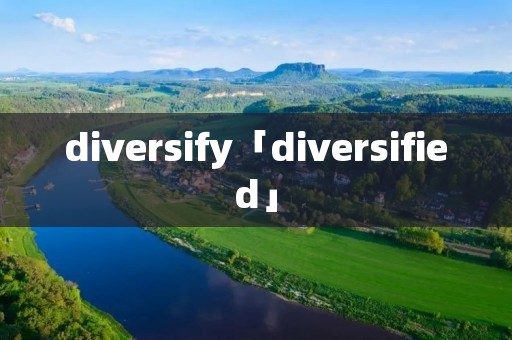 diversify「diversified」 diversify「diversified」