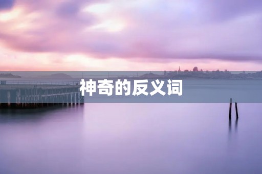 神奇的反义词:让我们了解更多与平凡无奇相关的词汇