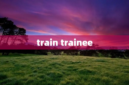 train trainee train trainee